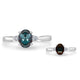 1.25ct Alexandrite Rings with 0.07tct Diamond set in 18K White Gold