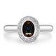 1ct Alexandrite Rings with 0.14tct Diamond set in 18K White Gold