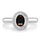 1ct Alexandrite Rings with 0.14tct Diamond set in 18K White Gold