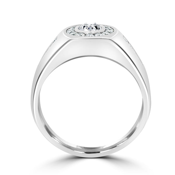 0.54ct Diamond Ring with 0.53ct Diamonds set in Platinum 950