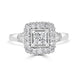 0.49Tct Diamond Ring With 0.48Tct Diamonds Set In 14Kt White Gold