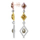 0.82tct Diamond Earring with 4.63tct Diamonds set in 18K Two Tone Gold