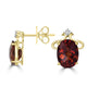 2.04tct Citrine Earring with 0.03tct Diamonds set in 14K Yellow Gold