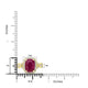 3.31ct  Ruby Rings with 0.43tct Diamond set in 14K Yellow Gold