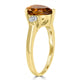 2.31ct Tourmaline Ring with 0.29tct Diamonds set in 14K Yellow Gold