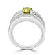 1.69ct Sphene Rings with 0.52tct Diamond set in 14K White Gold