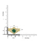 1.16ct Emerald Ring with 0.35tct Diamonds set in 14K Yellow Gold