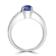 2.24ct  Sapphire Rings with 0.44tct Diamond set in 14K White Gold