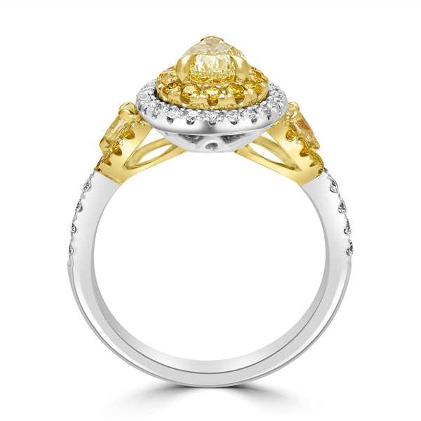 1ct Diamond Rings with 0.85tct Diamond set in 14K White Gold