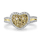 0.51ct Diamond Rings with 0.46tct Diamond set in 14K Two Tone Gold