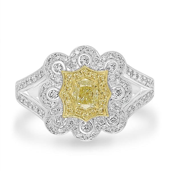 0.33ct Diamond Rings with 0.48tct Diamond set in 18K White Gold