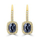 2.73tct Spinel Earring with 0.27tct Diamonds set in 14K Yellow Gold