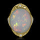 11.24ct Opal Ring with 0.13tct Diamonds set in 14K Yellow Gold