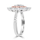 0.51ct Diamond Ring with 1.94tct Diamonds set in 18K Two Tone Gold