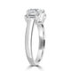 1.03ct Diamond Ring with 0.95tct Diamonds set in 950 Platinum