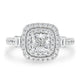 1.02ct Diamond Ring with 0.74tct Diamonds set in 950 Platinum