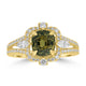 2.56ct Unheated Sapphire Rings with 0.595tct Diamond set in 18K Yellow Gold