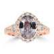 2.62ct Sapphire Rings with 0.545tct Diamond set in 18K Rose Gold