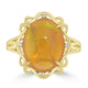 4.81ct Opal Rings with 0.026tct Diamond set in 14K Yellow Gold