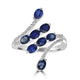 2.15ct  Sapphire Rings with 0.08tct Diamond set in 18K White Gold