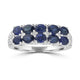 2.3ct  Sapphire Rings with 0.25tct Diamond set in 18K White Gold